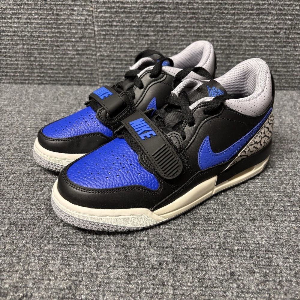 Nike Air Jordan Legacy 312 Low Black/ Game Royal/White  CD9054-041 US 4Y/5.5W